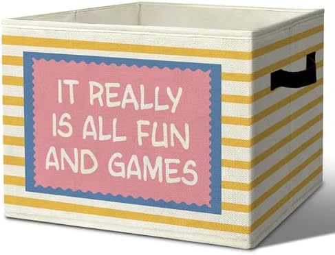 Playroom Positive Uplifting Storage Bins Box by Unknown