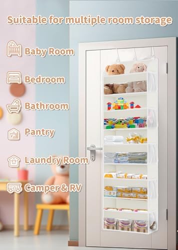 TAHAVICE 1 Pack Over The Door Storage Organizer - Image 4