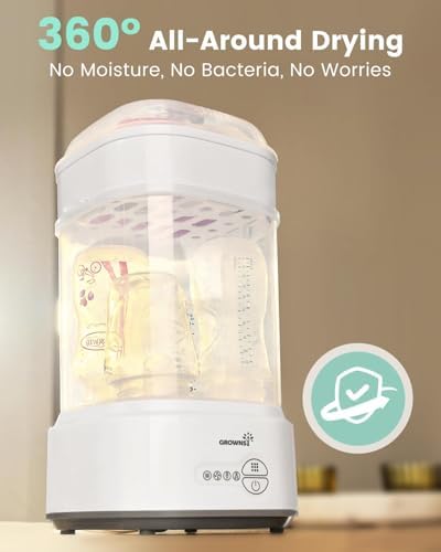 Grownsy Compact Baby Bottle Sterilizer and Dryer - Image 3