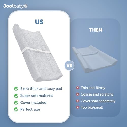 Jool Baby Soft Changing Pad + Washable Cover - - Image 4