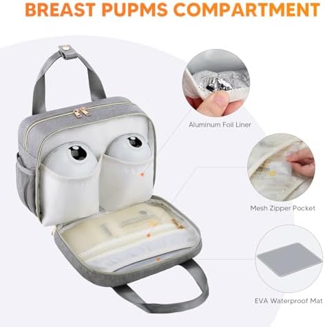 PIIOSER Breastmilk Cooler Travel Bag - Image 6