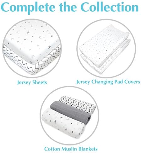 American Baby Company Cotton Fitted Crib Sheet 52x28" - Image 3