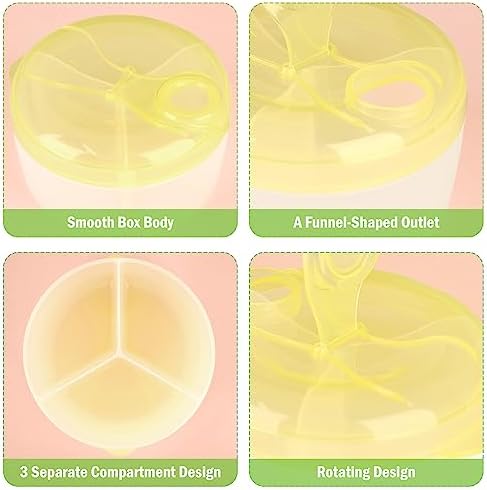 Accmor Baby Formula Dispenser On The Go, Formula Container to Go, Non-Spill - Image 3