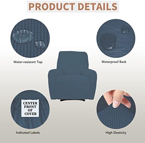 Easy-Going 100% Waterproof Recliner Chair Cover，1-Piece Recliner Slipcover - Image 2