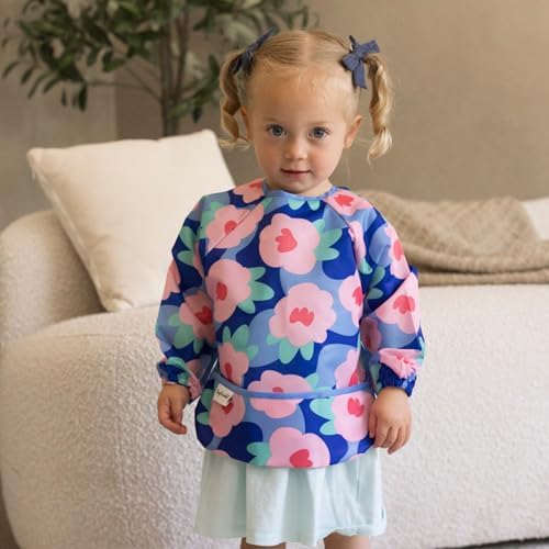Tiny Twinkle Long Sleeve Bib for Babies & Toddlers | Waterproof Smock Bib for - Image 2