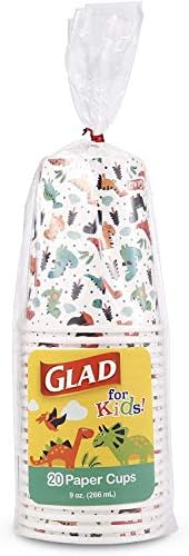 Glad for Kids Disposable Paper Cups, 9 Oz - Image 2