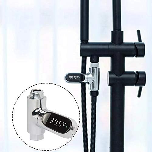 Led Display Water Shower Thermometer Self-Generating Electric Power Monitor - Image 3