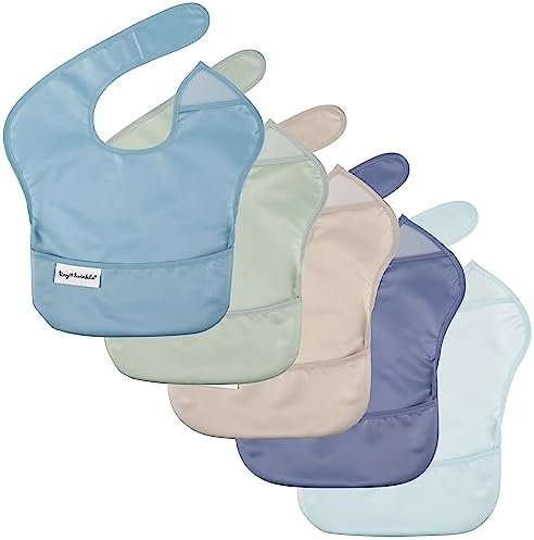 Tiny Twinkle Mess-Proof Baby Bibs by TinyTwinkle