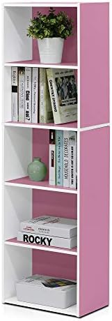 Furinno LUDER Book Shelf, 5-Tier Bookshelf, Bookcase by Furinno-FitsYourSpaceFitsYourBudget
