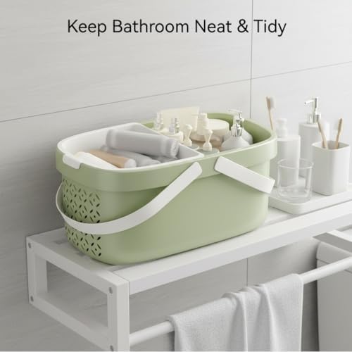Pulseplay Plastic Shower Caddy Basket, Storage Basket - Image 4