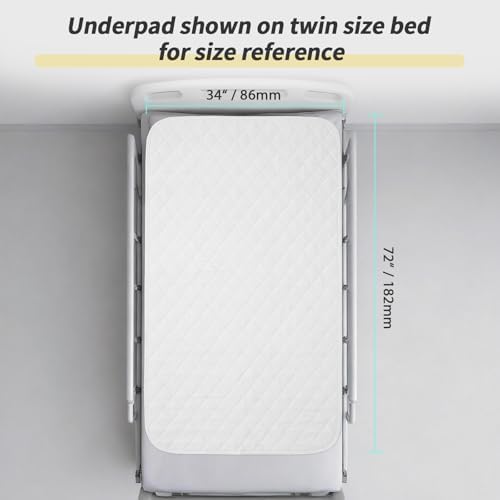 CoolShields Reusable Waterproof Bed Pads Washable Underpads 34 x 72 - Image 4