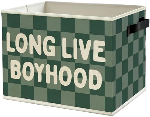 Long Live Boyhood Boys Storage Bins Box by Unknown