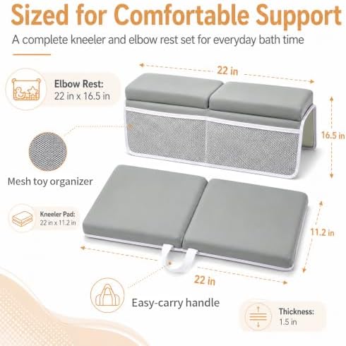 Bath Kneeler and Elbow Rest Set, - Image 6