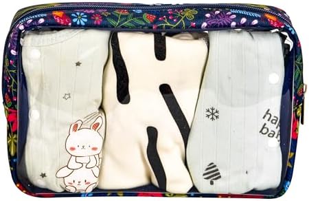 Remobia Hicol TSA Approved 5-Piece Diaper Bag Organizer Pouch Set Clear - Image 5
