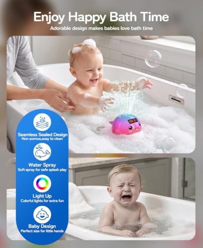 Pircaath Light Up Bath Sprinkler Toy - Image 6