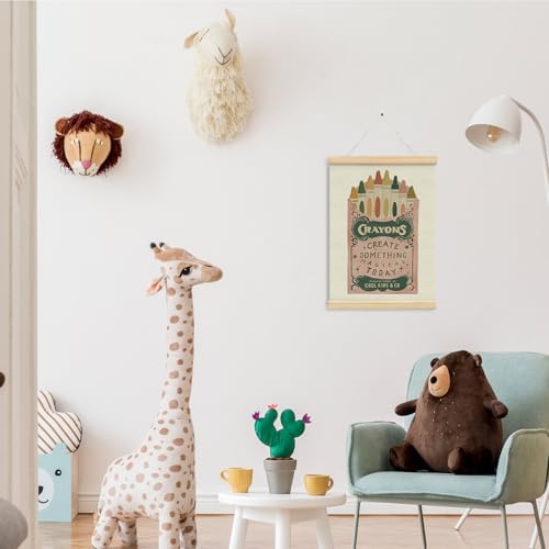 NaZaUK Colorful Kids Room Wall Decor Poster Hanger Frame, Educational Toddler - Image 6