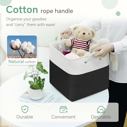 FinishingBo 11 inch Cube Storage Bin - Image 5
