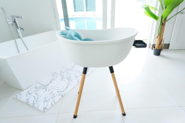 Babu Baby Bath Support Pillow, Ergonomic Design, Quick-Drying Fabric, Available - Image 2