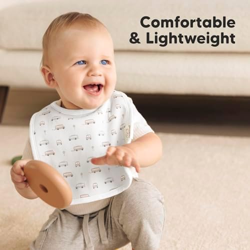 KeaBabies 8-Pack Organic Baby Bibs - Image 5