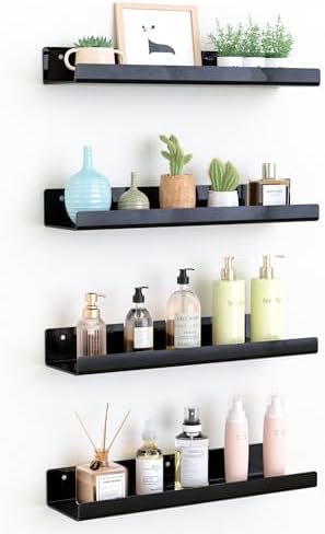 upsimples 4 Pcs 15" Acrylic Shelves by upsimples