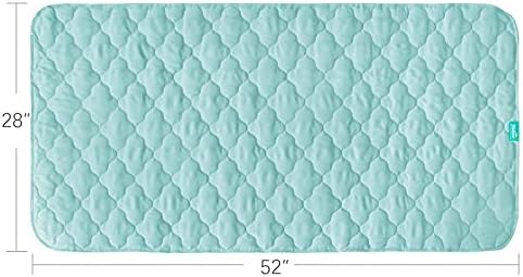 Waterproof Crib Mattress Protector, Non-Slip Quilted Pad - Image 4