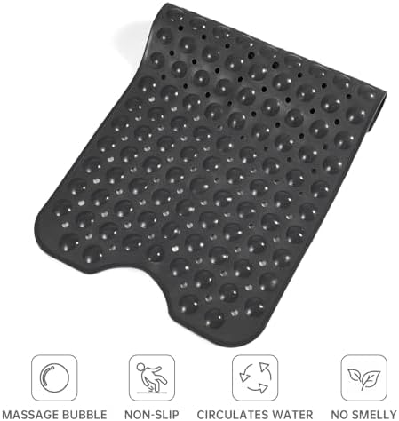 Tree Bud Bathtub Mats for Shower Tub Non-Slip Bath Mat 39 x 16 Inch Extra Long - Image 4
