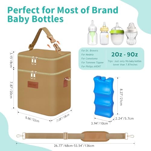PIIOSER Breastmilk Cooler Travel Bag - Image 5