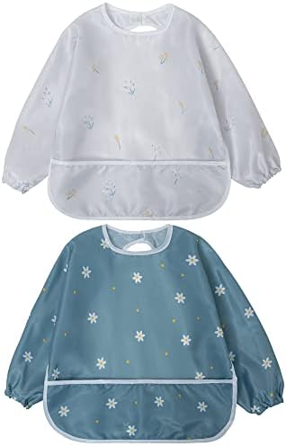 Little Dimsum Long Sleeve Bib for Baby Infant Toddler 6-36 Months by LittleDimsum