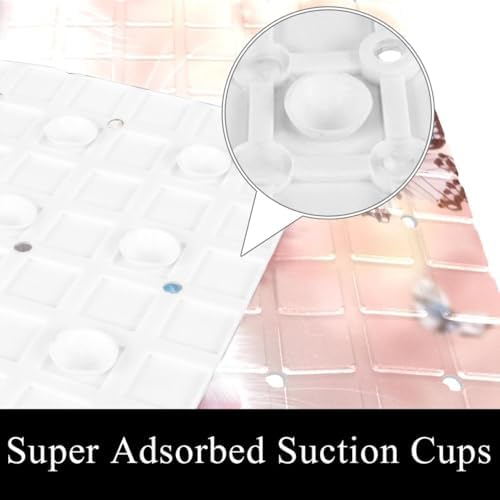 Non Slip Shower Mat Bathtub Mat 15.1x26.8 Inch, Quick Dry Bath Mat - Image 3