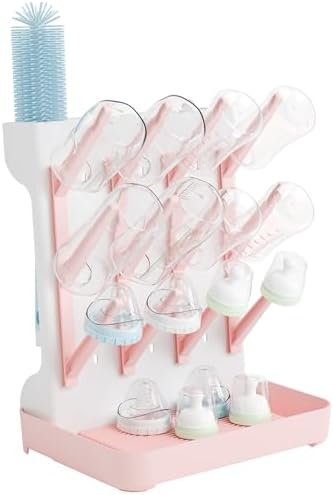 SuoXing Baby Bottle Drying Rack Space Saving, BPA Free Countertop Vertical by SuoxingStorage