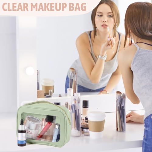 YOPCDJ 6PCS Clear Toiletry Bag, TSA Approved Travel Pouch - Image 2