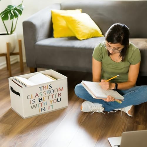 Boho Classroom Foldable Storage Bins Box - Image 2