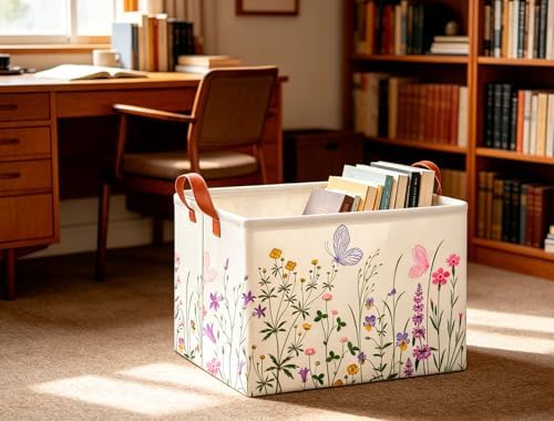 CLOCOR Rectangular Storage Basket Empty, Gift Basket, Waterproof Storage Bin - Image 4