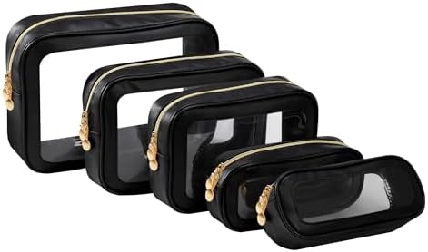 5PCS Diaper Bag Organizer Pouch Set，Clear Organizer Bags, TSA Approved Toiletry by Unknown