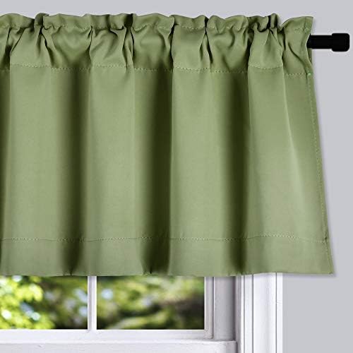 DONREN Sage Green Window Valances - Image 2
