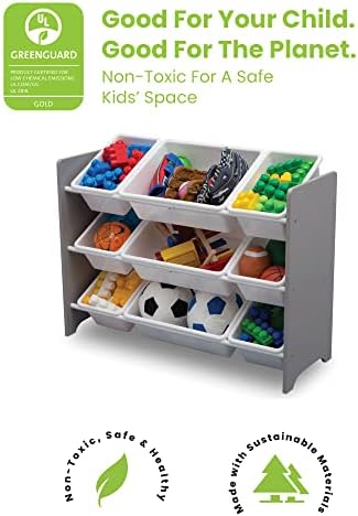 Delta Children MySize 9 Bin Plastic Toy Organizer - Image 4
