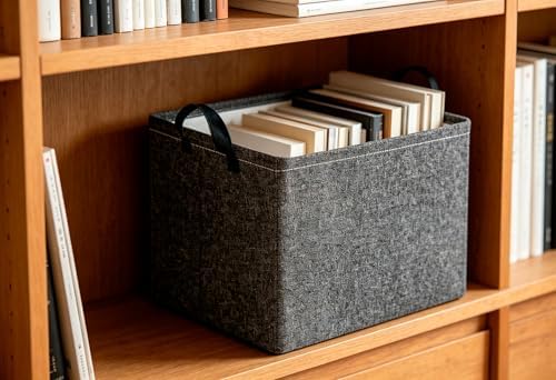 CLOCOR Rectangular Storage Bin, Waterproof Books Box, Gift Basket - Image 3