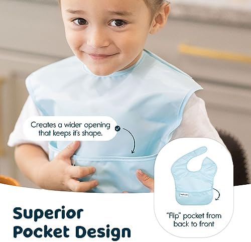 Tiny Twinkle Mess-Proof Baby Bibs - Image 5