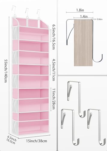 TAHAVICE 2 Pack Over the Door Storage Organizer - Image 6