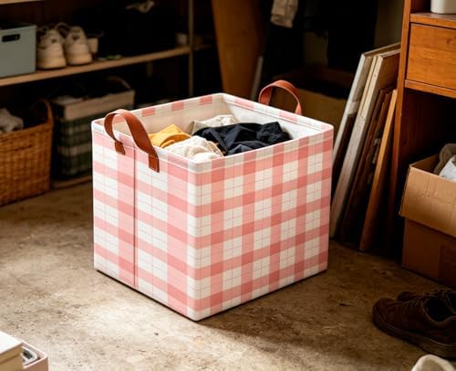 CLOCOR Rectangular Storage Basket, Collapsible Storage Bin, Waterproof Books Box - Image 5