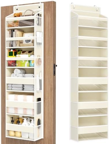Over The Door Organizer, 6 Tiers Behind The Door Storage Hanging Shelves by Mefirt