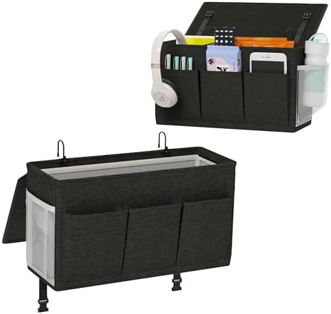 Bedside Caddy Storage Organizer by Edudif