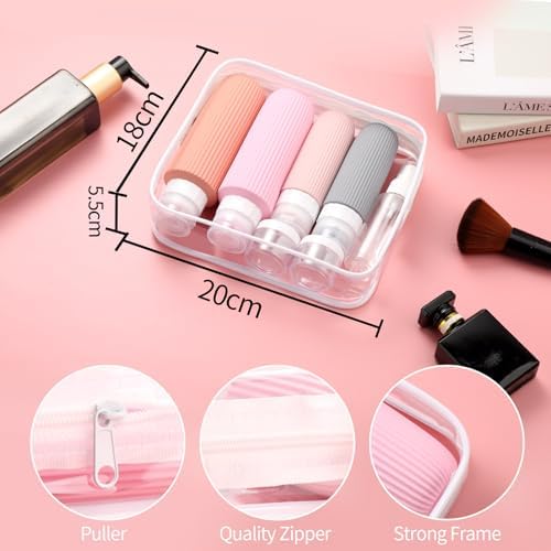 Mrsdry 16 Pack Travel Bottles for Toiletries, Oversize Silicone Travel - Image 5