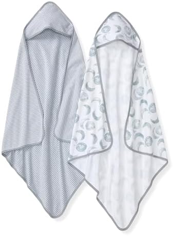 Burt's Bees Baby Infant Hooded Towels, Unisex Bath Essentials by BurtsBeesBaby