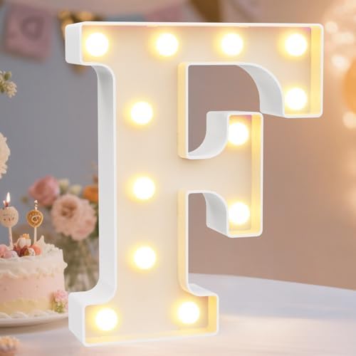 Pooqla LED Marquee Letter Lights Sign, Light Up Alphabet Letter by Pooqla
