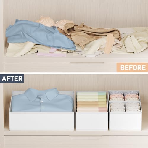 DIMJ Drawer Organizer Clothes 24 Pack - Image 5