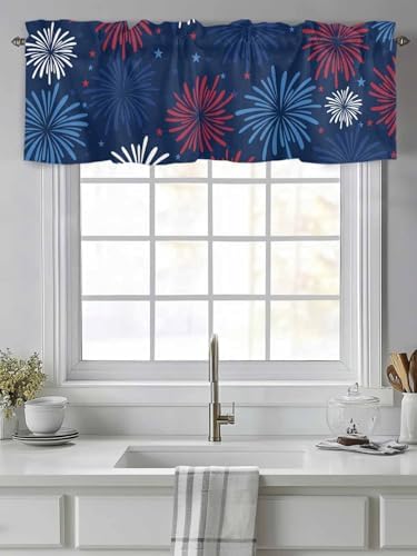 July 4th Kitchen Curtains Valances - Image 2
