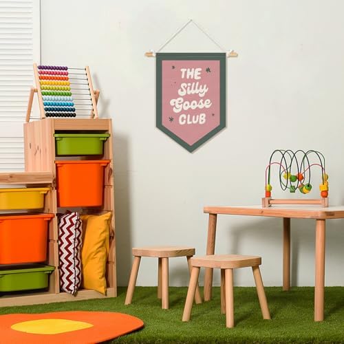 Silly Goose Nursery Wall Pennants Banners, Playroom Decor - Image 6