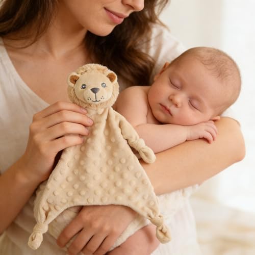 CREVENT Soft Plush Animal Face Security Blankets - Image 2