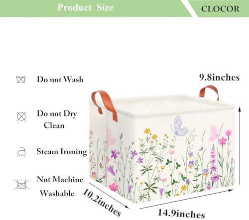 CLOCOR Rectangular Storage Basket Empty, Gift Basket, Waterproof Storage Bin - Image 2